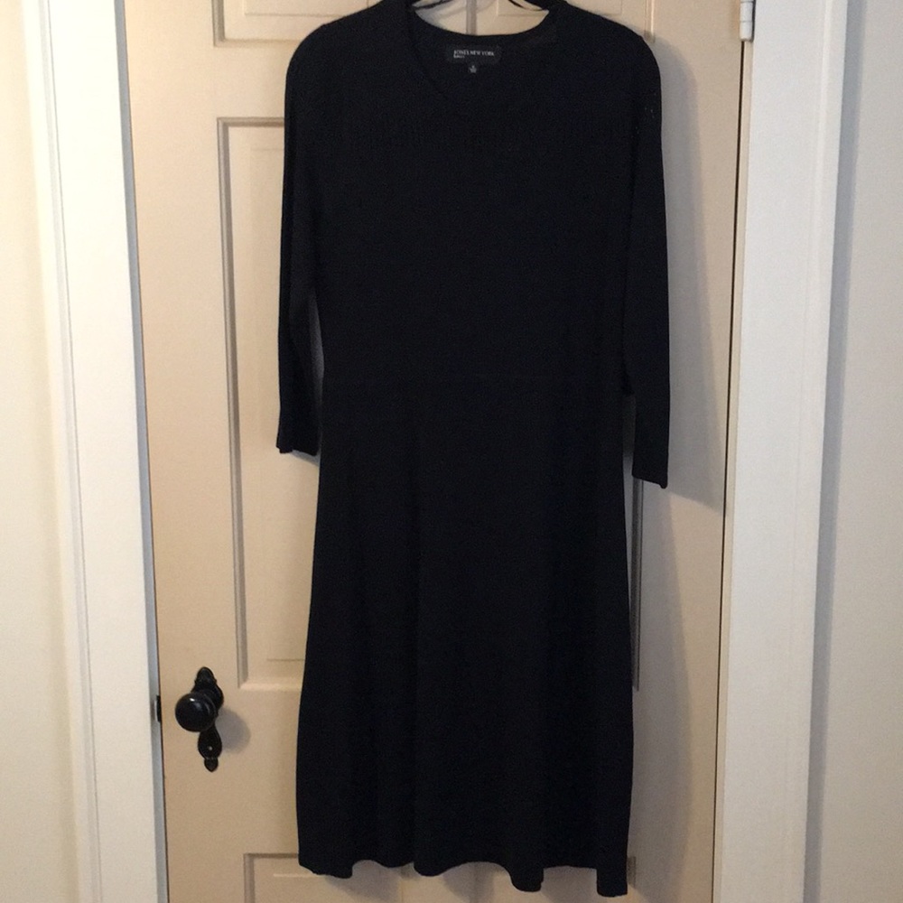 NWT Jones New York sweater dress, black size M